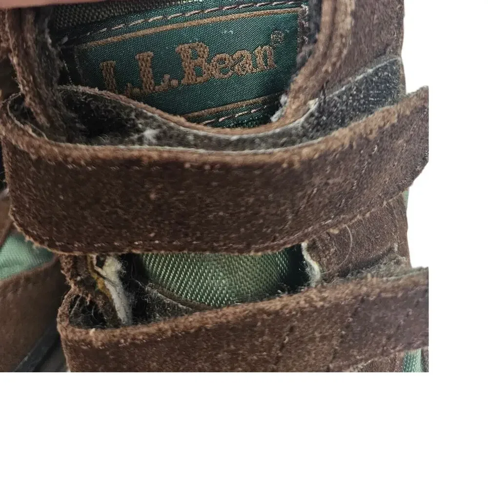 Vintage 90s L.L. Bean 7 High Top G2 Thinsulate Hiking Boot Brown Green Gorpcore